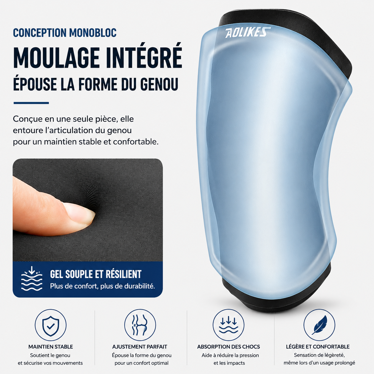 Genouillère Chaud/Froid Nova+ — Compression Double Action