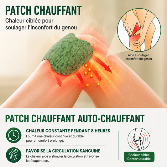 Patch Antidouleur Genou Nova+ — Soulagement Ciblé